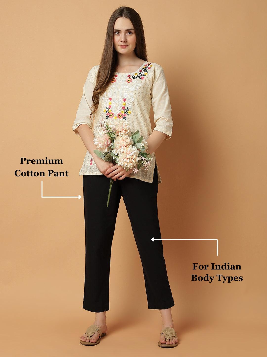 Black Premium Cotton Trouser
