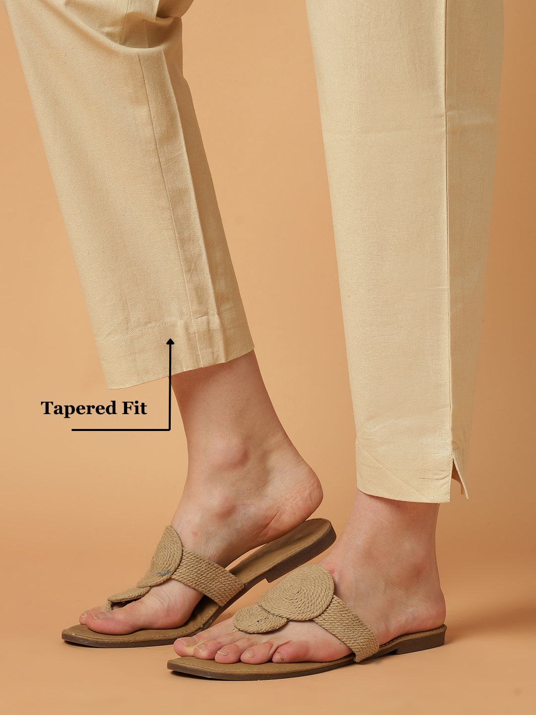 Beige Premium Cotton Pant
