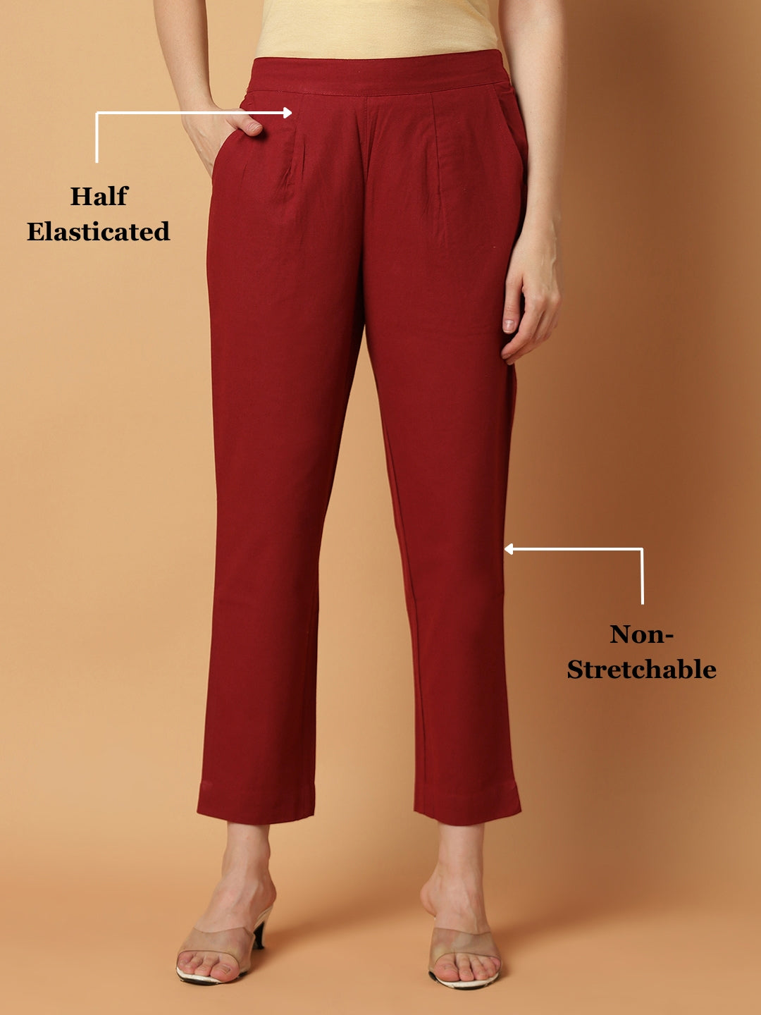 Maroon Premium Cotton Pant