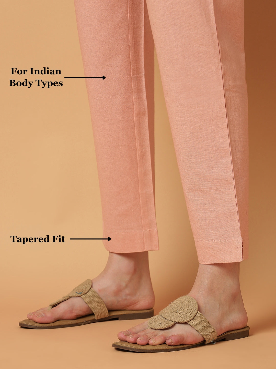 Peach Premium Cotton Trouser