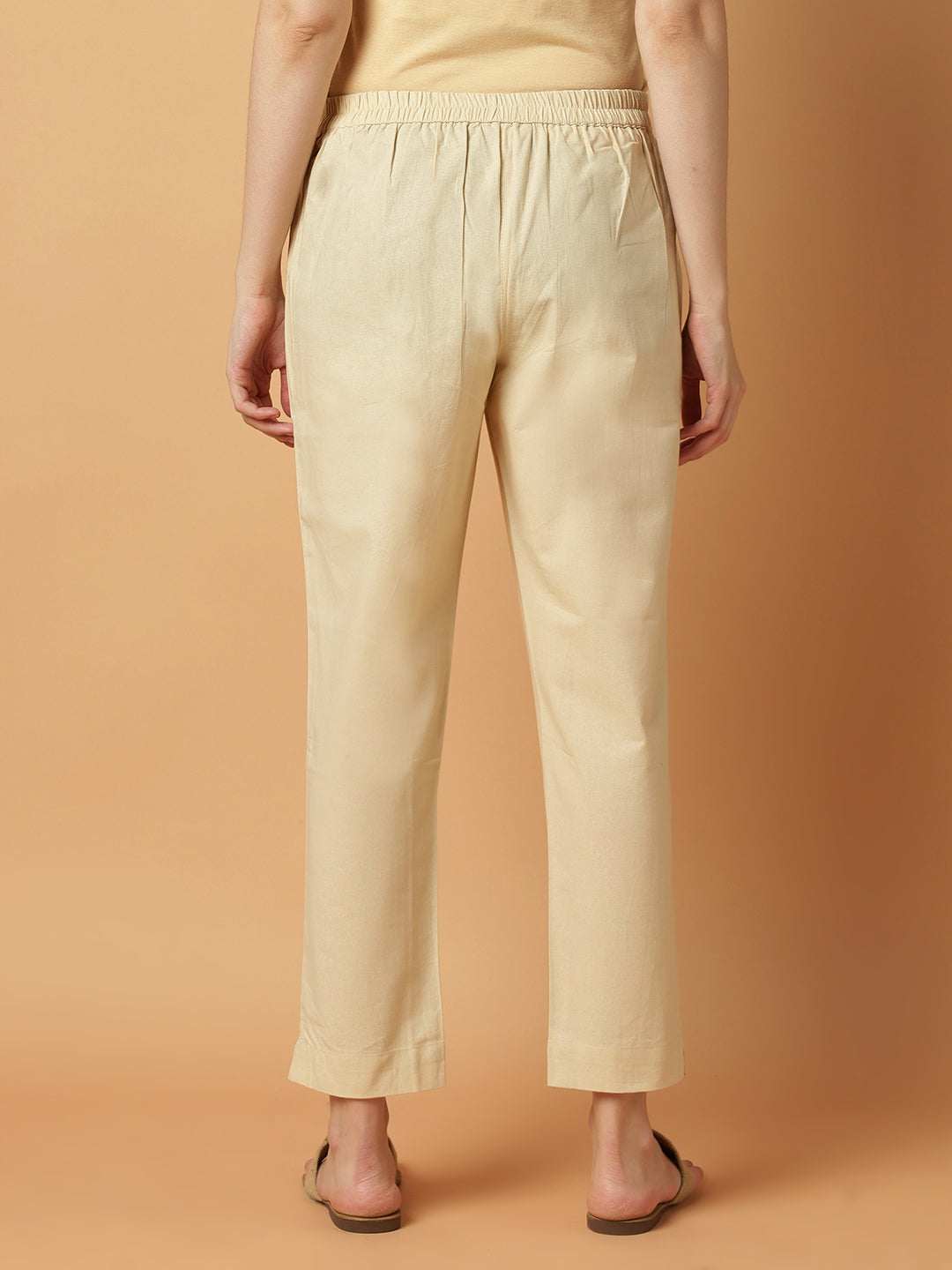 Beige Premium Cotton Pant