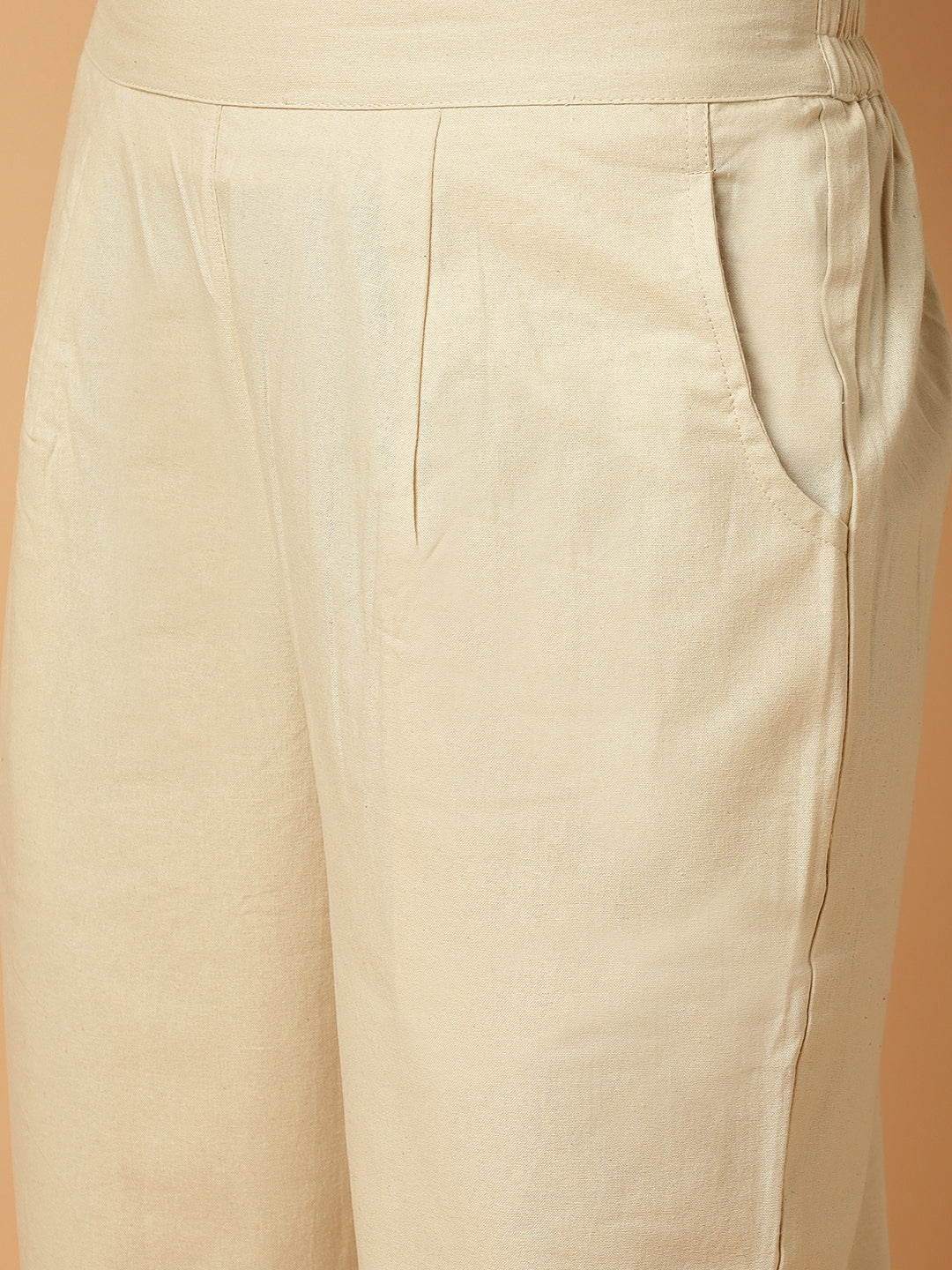 Beige Premium Cotton Pant