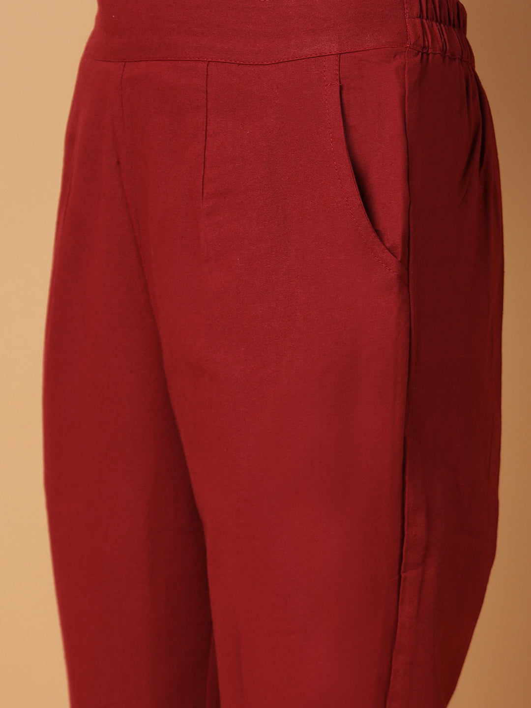 Maroon Premium Cotton Pant