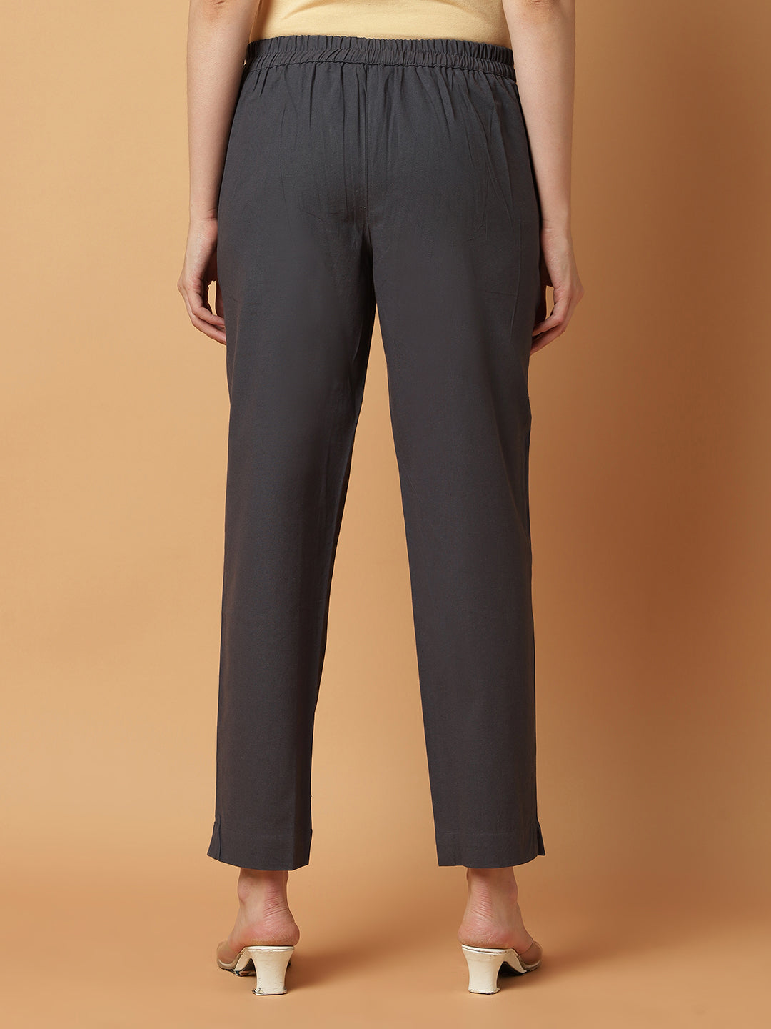 Cement-Grey Premium Cotton Pant