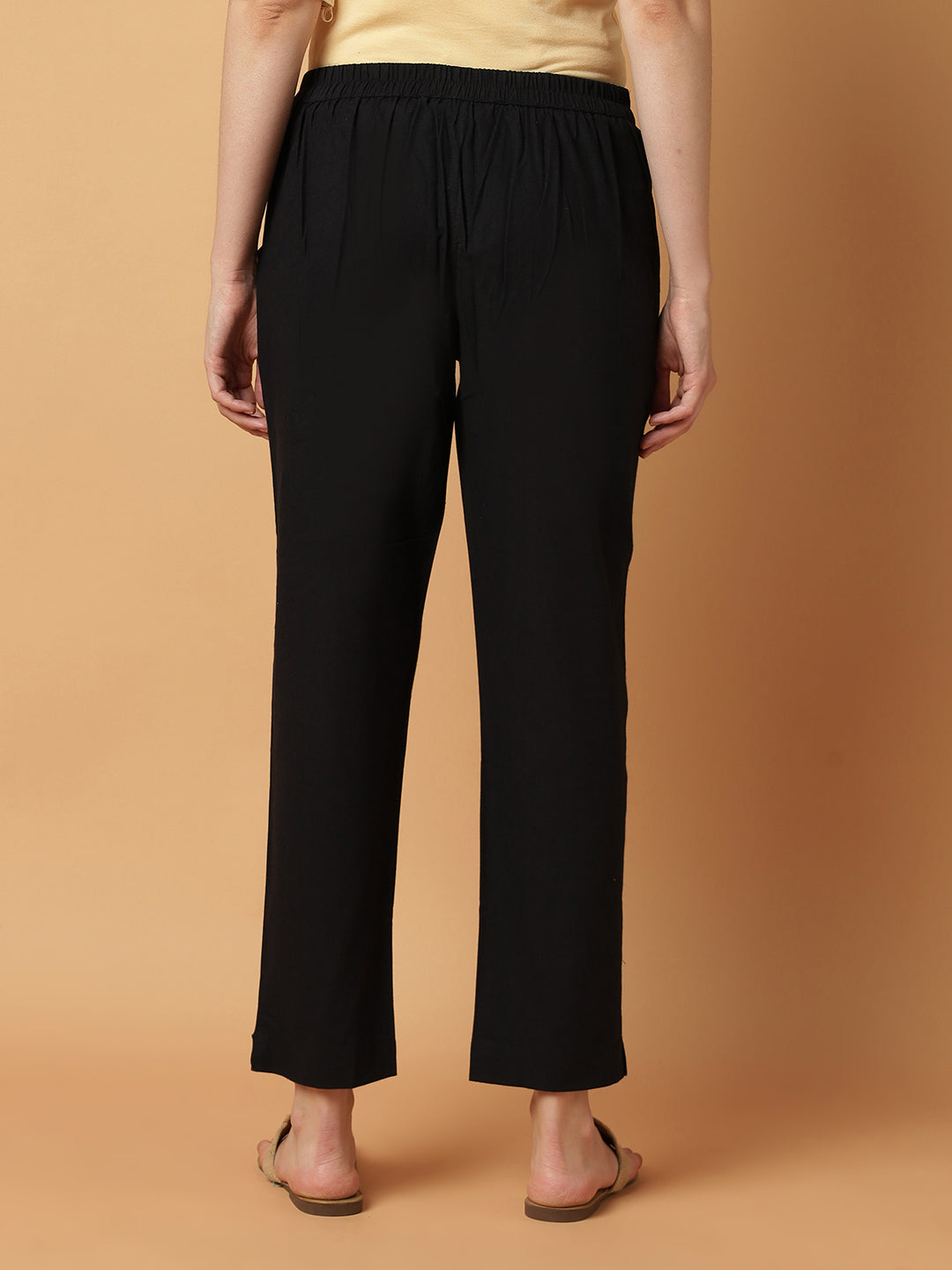 Black Premium Cotton Trouser
